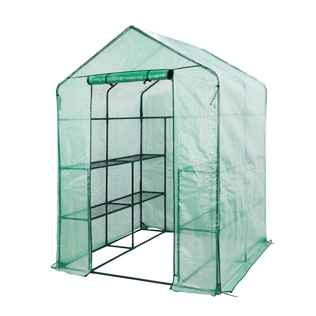 NEO Tools Üvegház 143 x 143 x 195 cm, PE fólia, fémszerkezet (15-911)