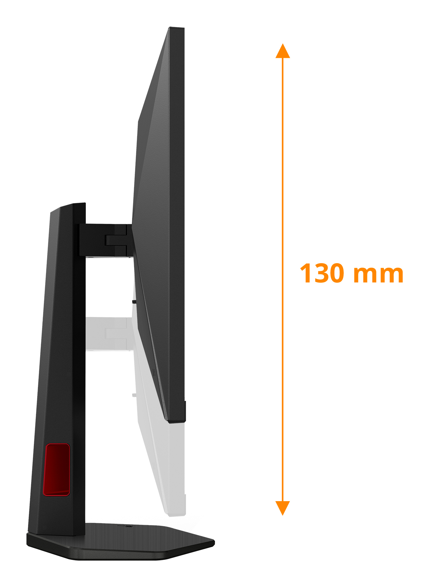 AOC 27" U27G4R Monitor - 3840x2160, 4K, LED, IPS, 160Hz, 1ms, FreeSync, Pivot, Fekete