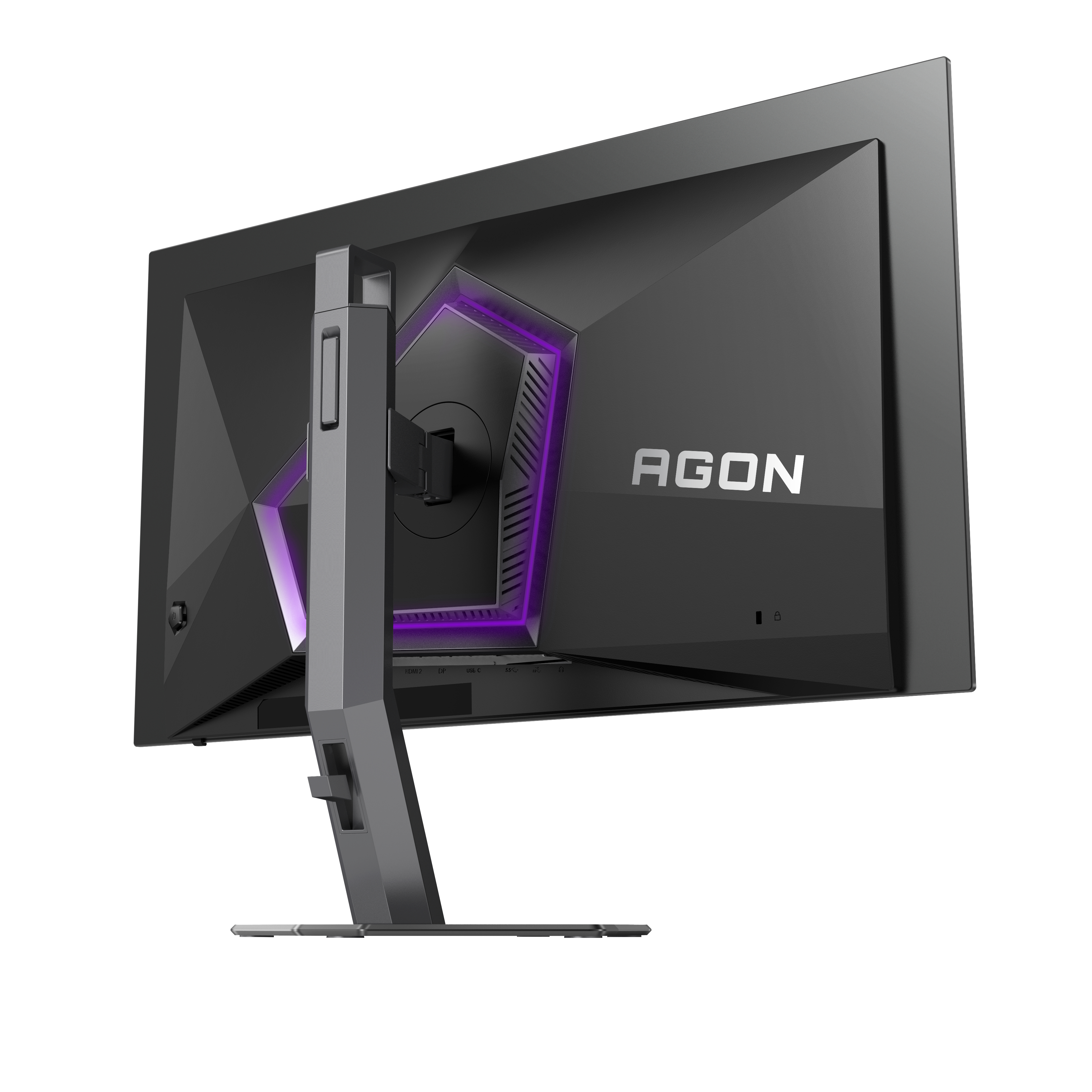 AOC 26,5" AG276UZD Monitor - 3840x2160, 4K, OLED, QD-OLED, 240Hz, 0,03ms, Hangszóró, G-Sync, Pivot, Gamer, Fekete