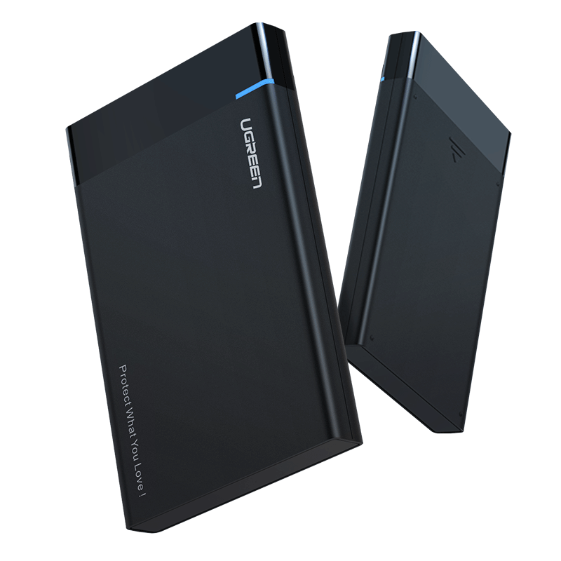 UGREEN US221 2,5 HDD / SSD külső ház, SATA 3.0, USB-C, 50 cm (fekete) UGREEN US221 2,5 HDD / SSD külső ház, SATA 3.0, USB-C, 50 cm (fekete)