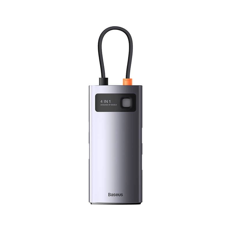 Baseus Metal Gleam Series 4 az 1-ben hub USB-C - 4x USB 3.0 (WKWG070013) Baseus Metal Gleam Series 4 az 1-ben hub USB-C - 4x USB 3.0 (WKWG070013)