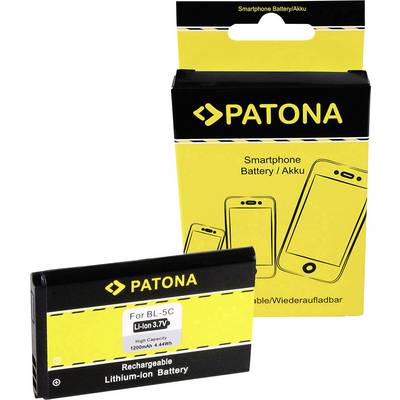 Kamera akku Patona Megfelelő eredeti akku BL-5CA, BL-5CB, BL-5C, HX-N3650A, HXE-W01, SZW20110613, PX-3315-675, T90506 3.7 V 1200 mAh BL-5C ...