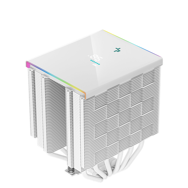 DeepCool  AK620 DIGITAL SE WH  28 dB  max  117,21 m3/h 4pin csatlakozó  6 db heatpipe  2x12cm  PWM RGB CPU Cooler