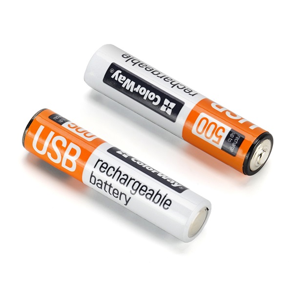 COLORWAY AAA újratölhető elem USB-C 590 mAh 1.5B Li-Polymer 2pc. COLORWAY AAA újratölhető elem USB-C 590 mAh 1.5B Li-Polymer 2pc.