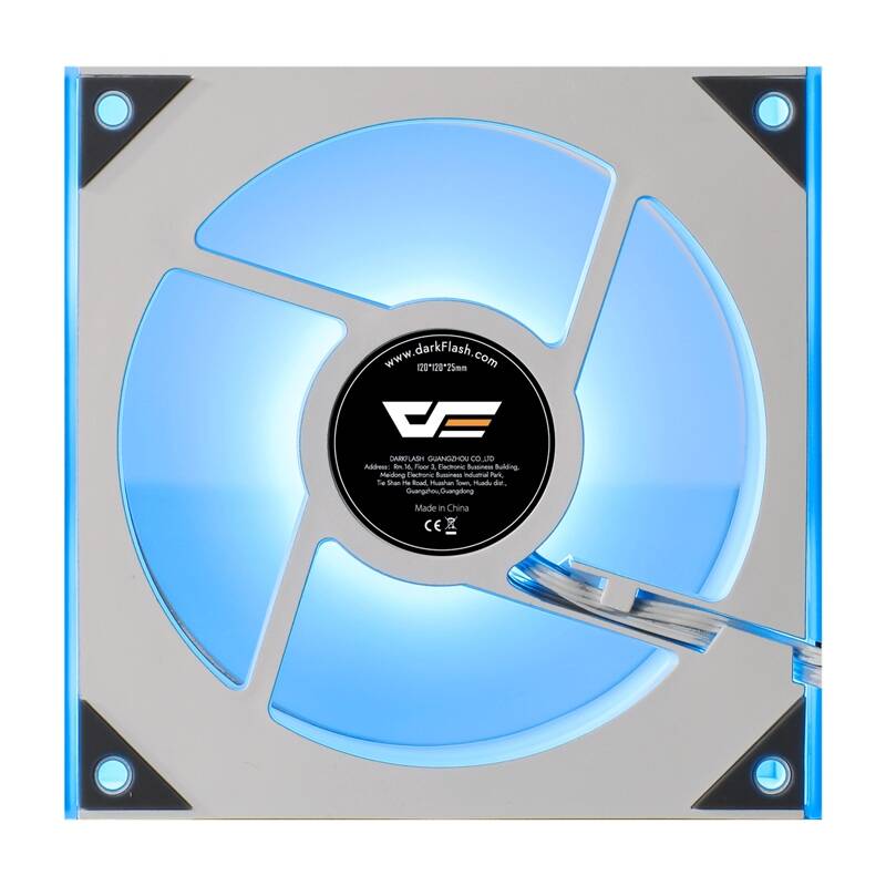Darkflash DM8 ARGB hűtőventilátor Fehér 
