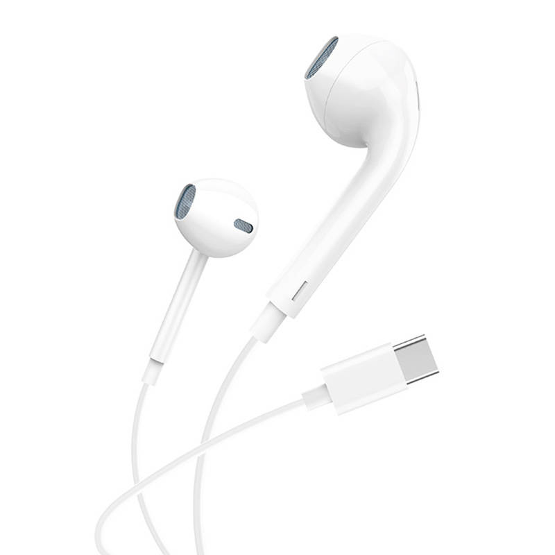 In-ear headphones, wired Foneng T15, USB-C, 1.2m (white) In-ear headphones, wired Foneng T15, USB-C, 1.2m (white)