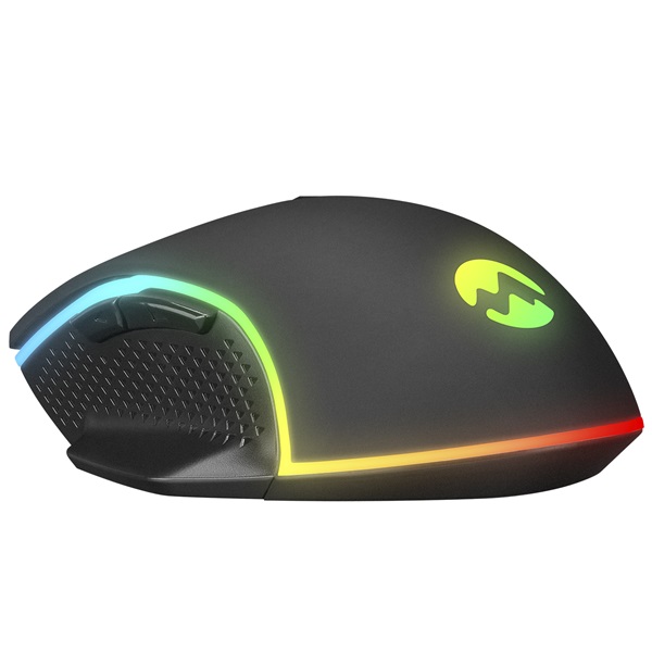Everest  RAGE-X2  6400 DPI 7gomb optikai RGB LED Gamer Egér Fekete 
