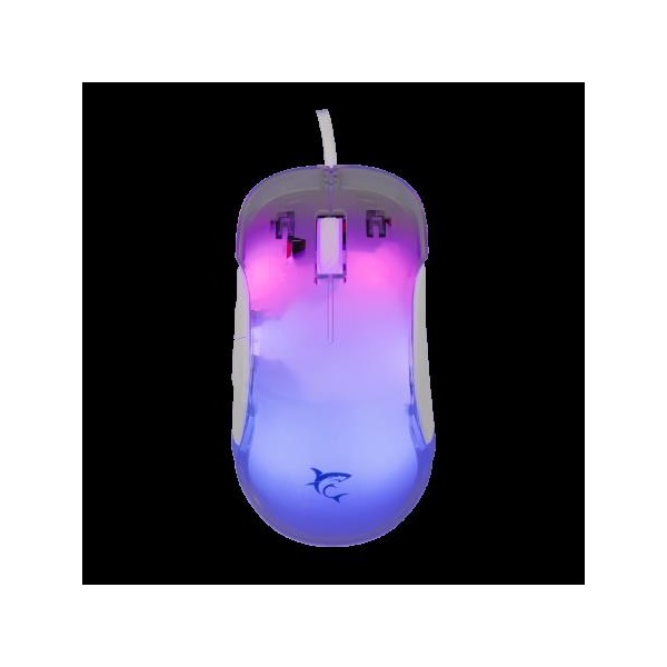 WHITE SHARK MORDRED-W WS GM-5017W   7D / 12000 dpi  RGB Gamer egér Fehér