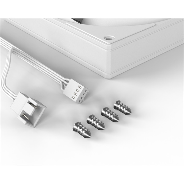 ID-Cooling AS-140-W  24,9dB PWM 14cm Cooler    Fehér 