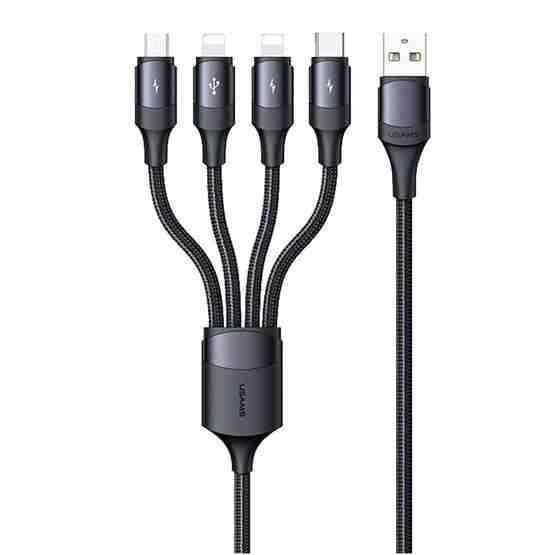Usams SJ516USB01 4az1-ben töltőkábel 3A, 120cm (1375898)