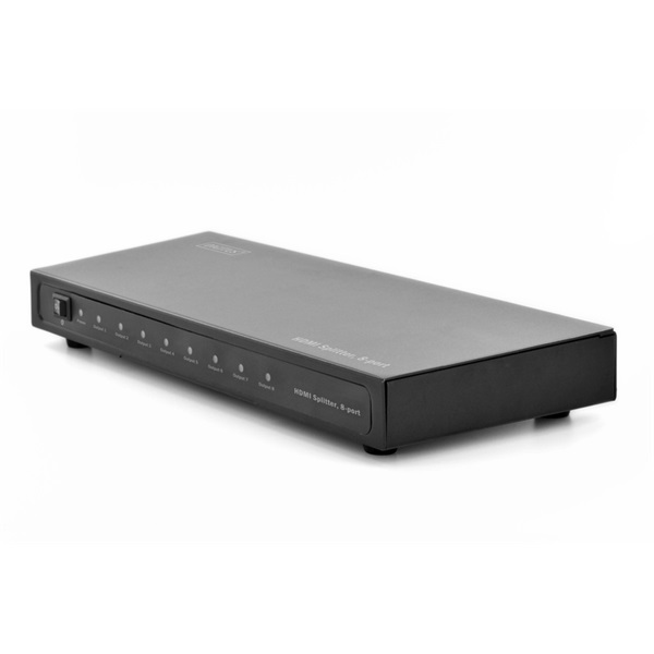 Digitus professzionális HDMI jel osztó, 1x8 (DS-43302) Digitus professzionális HDMI jel osztó, 1x8 (DS-43302)