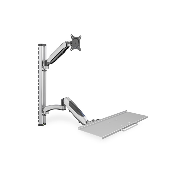 Digitus karos monitor állvány billentyűzet tartóval 17-27" 8kg (DA-90354)