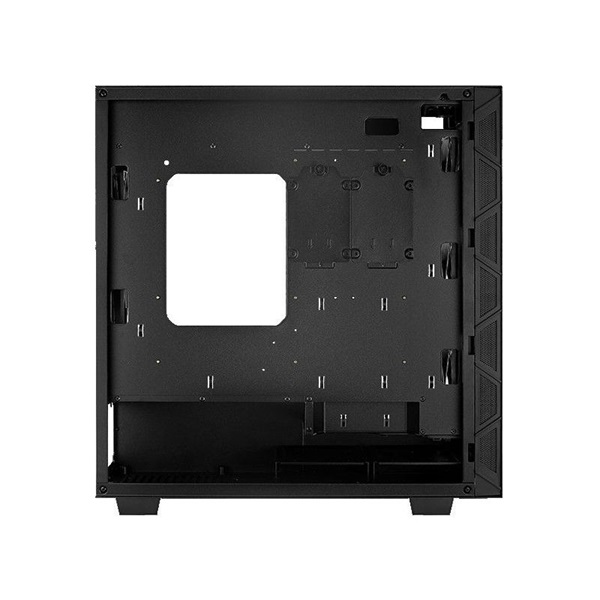 Aerocool Flo táp nélküli ház fekete (Flo-G-BK-v1)