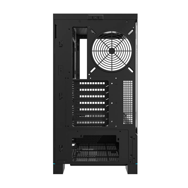 Darkflash DY451 számítógépház ventilátorok nélkül Fekete 