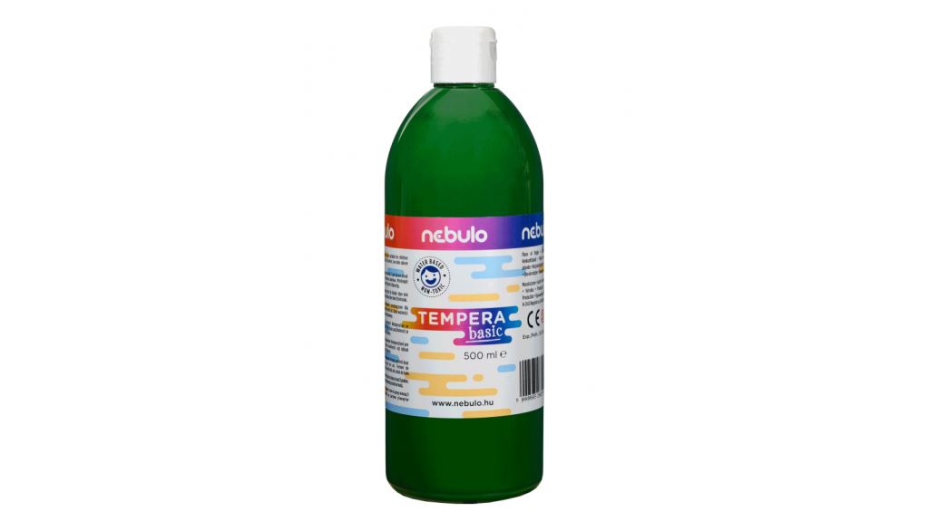 Nebulo folyékony állagú temperafesték 500ml zöld (NTF-500-ZO) Nebulo folyékony állagú temperafesték 500ml zöld (NTF-500-ZO)