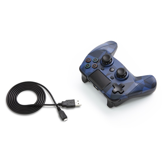  Snakebyte SB912726 PS4 GamePad 4 S  vezeték nélküli kontroller Kék terepmintás