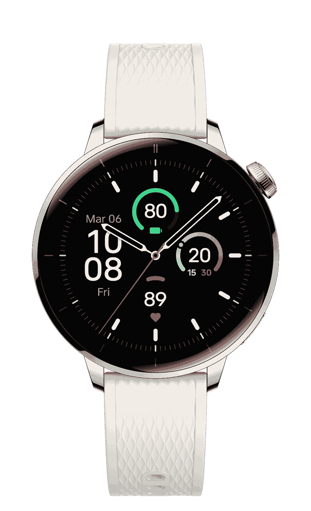 OnePlus Watch 3 Silver Steel Okosóra   Ezüst  43mm