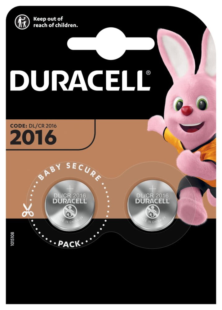 Duracell 2016 lítium akkumulátor 2 db Duracell 2016 lítium akkumulátor 2 db