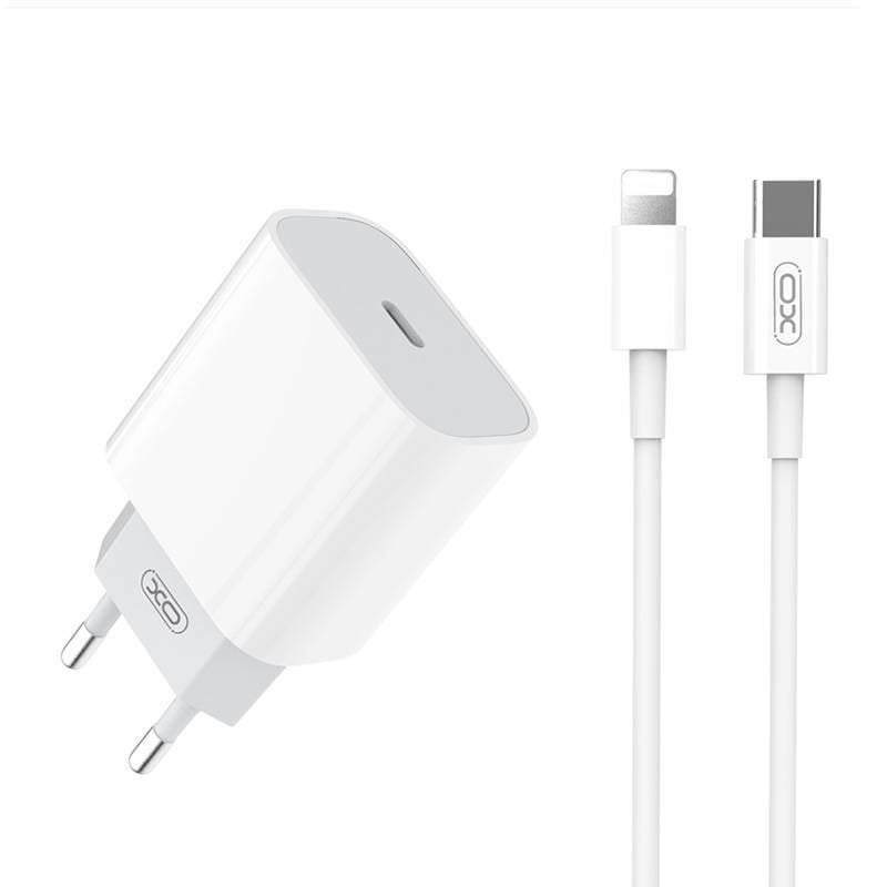 XO L77 USB-C hálózati töltő USB-C - Lightning kábellel (L77 EU) XO L77 USB-C hálózati töltő USB-C - Lightning kábellel (L77 EU)