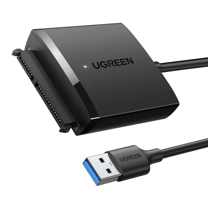 UGREEN SATA-USB 3.0 HDD adapter 2.5 és 3.5 Fekete