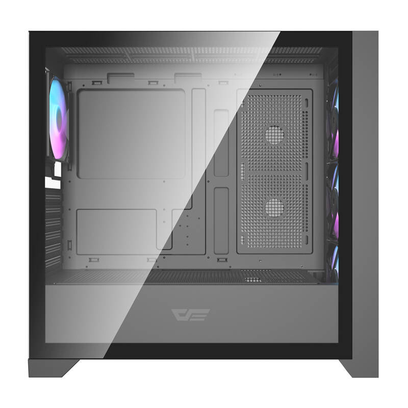 Darkflash DRX90 Glass számítógépház Fekete 