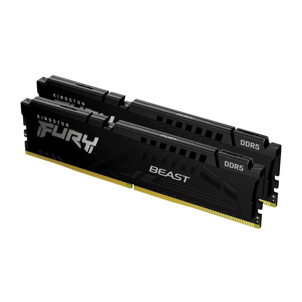 64GB 5600MHz DDR5 RAM Kingston Fury Beast Black CL40 (2x32GB) (KF556C40BBK2-64) 64GB 5600MHz DDR5 RAM Kingston Fury Beast Black CL40 (2x32GB) (KF556C40BBK2-64)