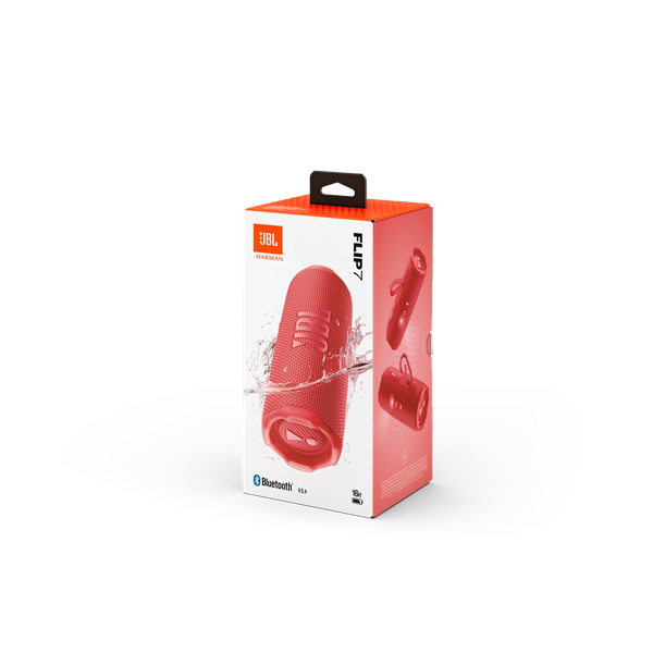 JBL FLIP 7 RED Hordozható  vízálló BT hangszóró Piros  