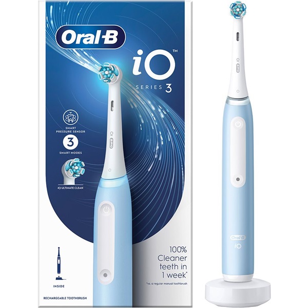Oral-B iO3 Ice Blue elektromos fogkefe Oral-B iO3 Ice Blue elektromos fogkefe
