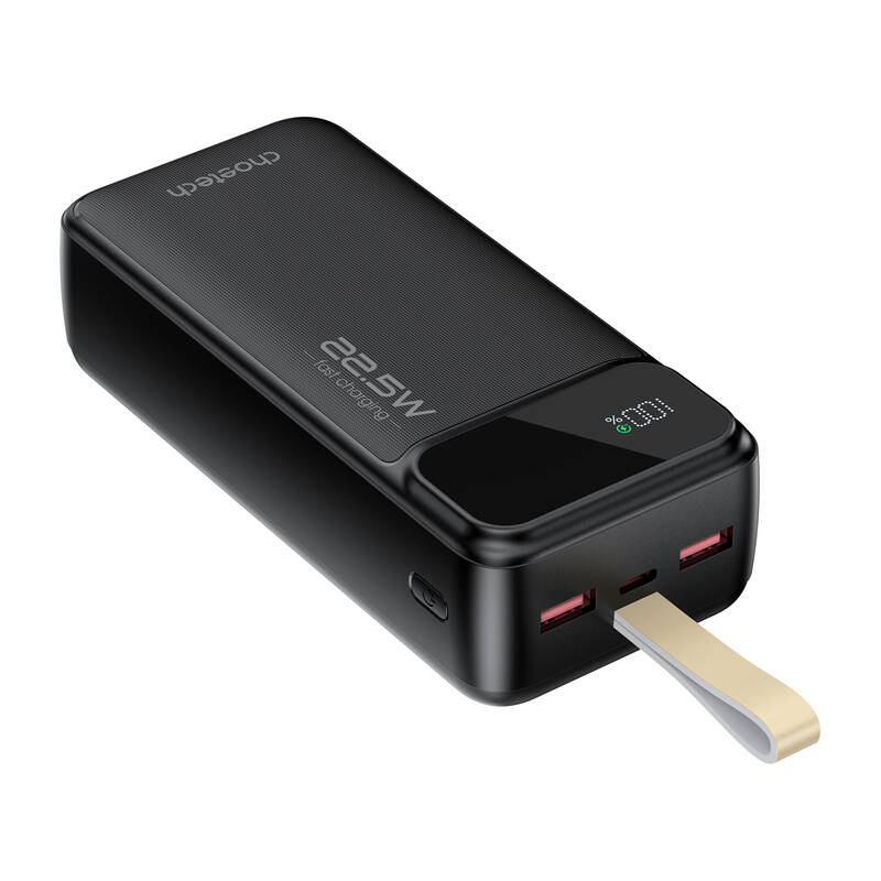 Choetech B730 30000mAh 22.5W PD Powerbank Fekete