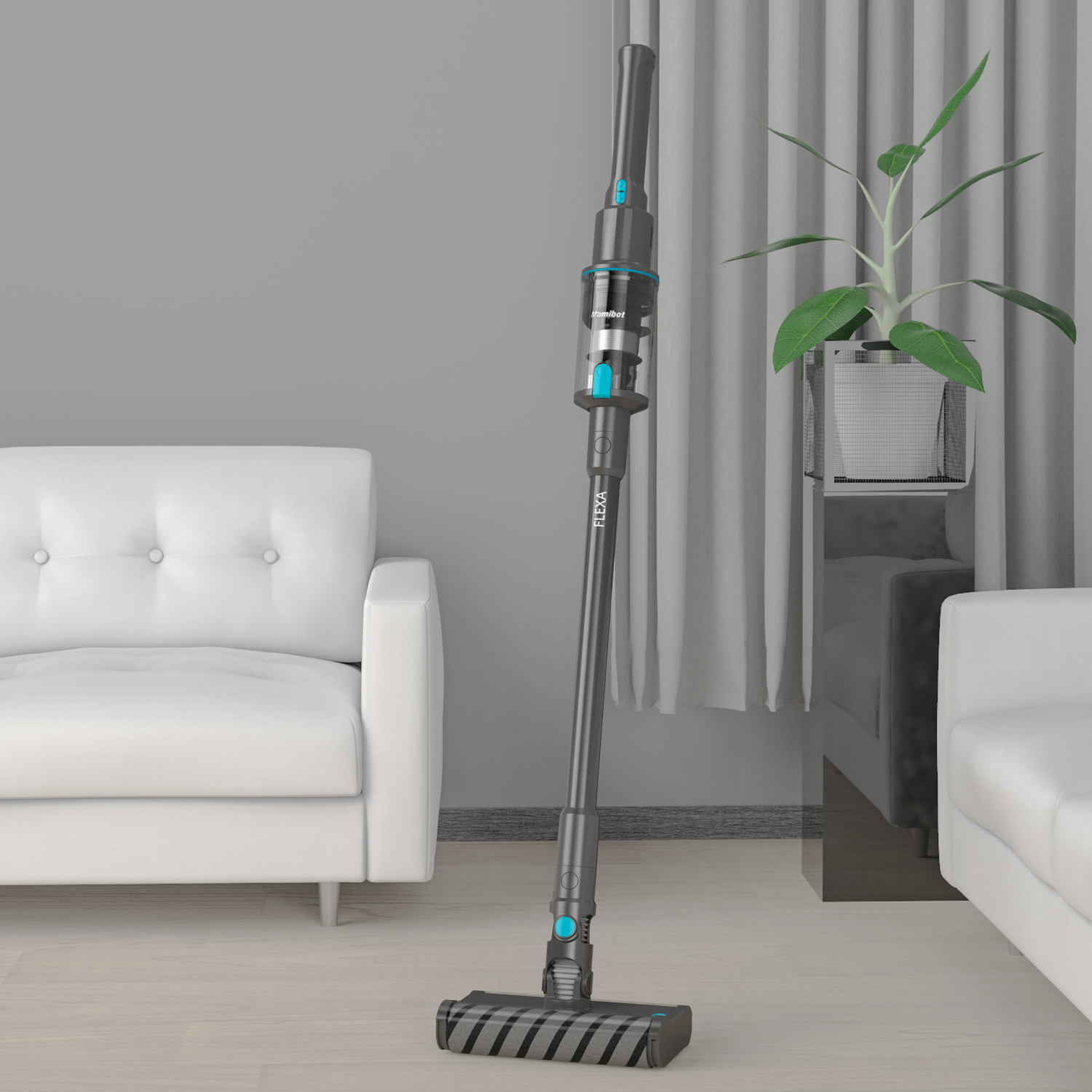 Mamibot vezeték nélküli álló porszívó, stick vacuum cleaner Flexa Pro, zöld