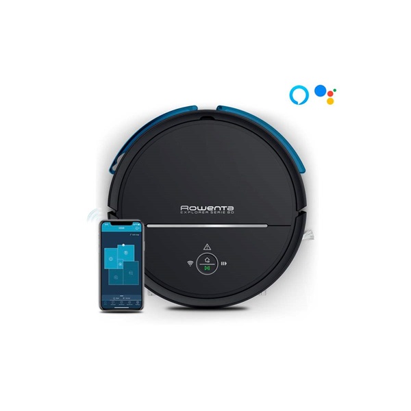 Rowenta RR7755WH X-Plorer Serie 80 száraz-nedves robotporszívó Fekete 