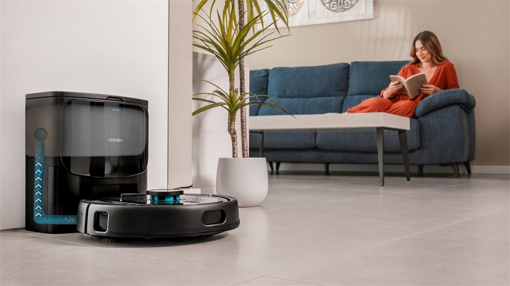 Conga 9590 Spin Revolution Ultra Power Home Robotporszívó Fekete
