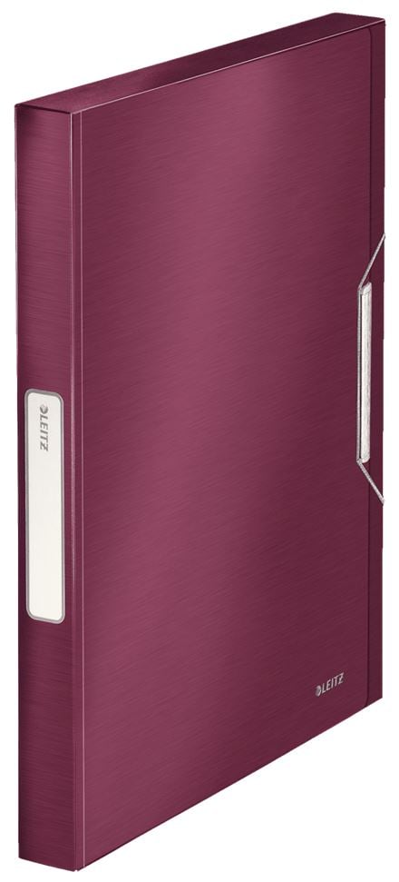 Leitz STYLE Jumbo műanyag gumis mappa gránátvörös (39560028)