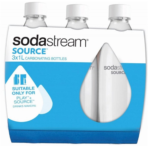 SodaStream FUSE (Trio White)Triopack szénsavasító palackok fehér (42001086)