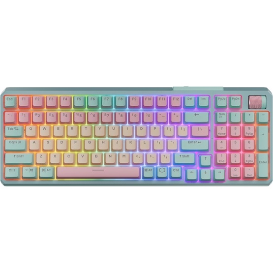 Cooler Master MK-770 MK-770-MCKR1-US macaron Billentyűzet US Piros Cooler Master MK-770 MK-770-MCKR1-US macaron Billentyűzet US Piros
