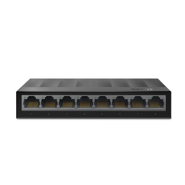 TP-Link LS1008G 10/100/1000Mbps 8 portos asztali switch fekete TP-Link LS1008G 10/100/1000Mbps 8 portos asztali switch fekete