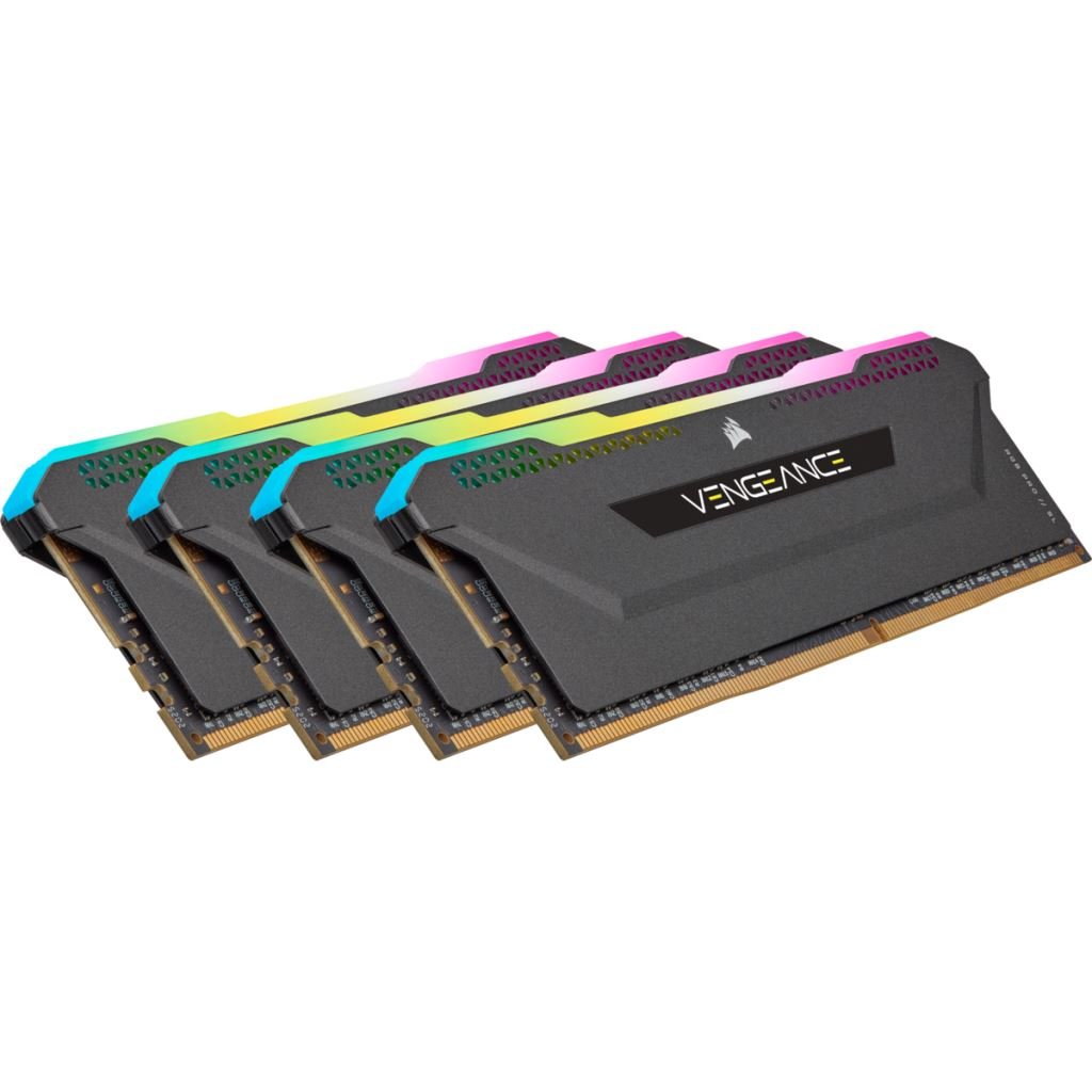 32GB 3200MHz DDR4 RAM Corsair Vegance RGB SL CL16 (4x8GB) (CMH32GX4M4E3200C16)