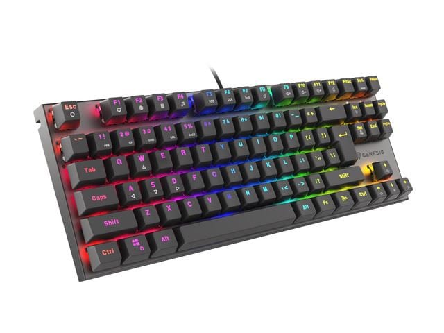 Genesis Thor 303 TKL fekete mechanikus gaming billentyűzet US RGB világítással fekete Genesis Thor 303 TKL fekete mechanikus gaming billentyűzet US RGB világítással fekete