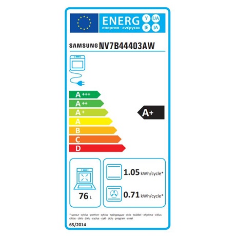 Samsung NV7B44403AW/U3 SÜTŐ BEÉPÍTHETŐ ELEKTROMOS