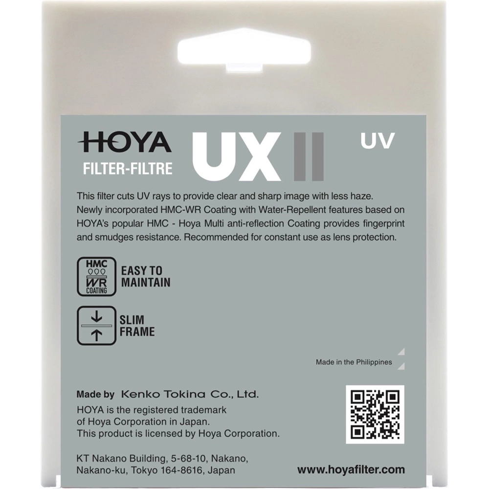 HOYA UX II UV 62mm HOYA UX II UV 62mm