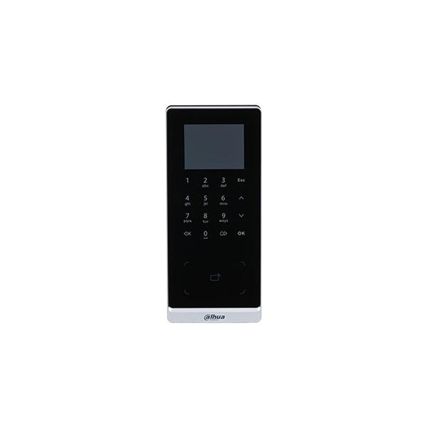 Dahua  ASI2201H-W LCD kijelző  IC/ID card + kód  RS-485/Wiegand/RJ45 I/O beléptető vezérlő