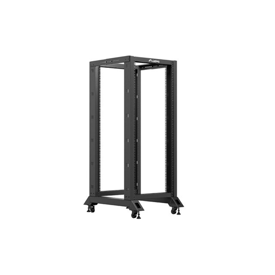 Lanberg 19" 27U 600x800 szabadon álló rack keret Fekete V2
