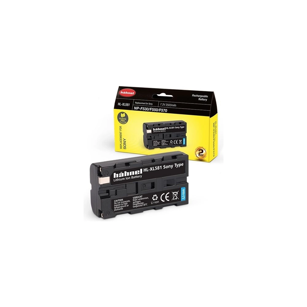 HAHNEL HL-XL581 Sony NP-F530/F550/F570 2500 mAh akkumulátor HAHNEL HL-XL581 Sony NP-F530/F550/F570 2500 mAh akkumulátor