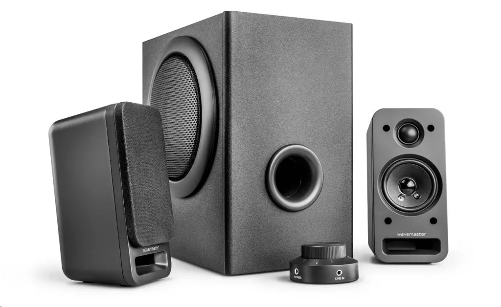 WaveMaster MX3+ 2.1 csatornás aktív hangszórórendszer fekete (66503)