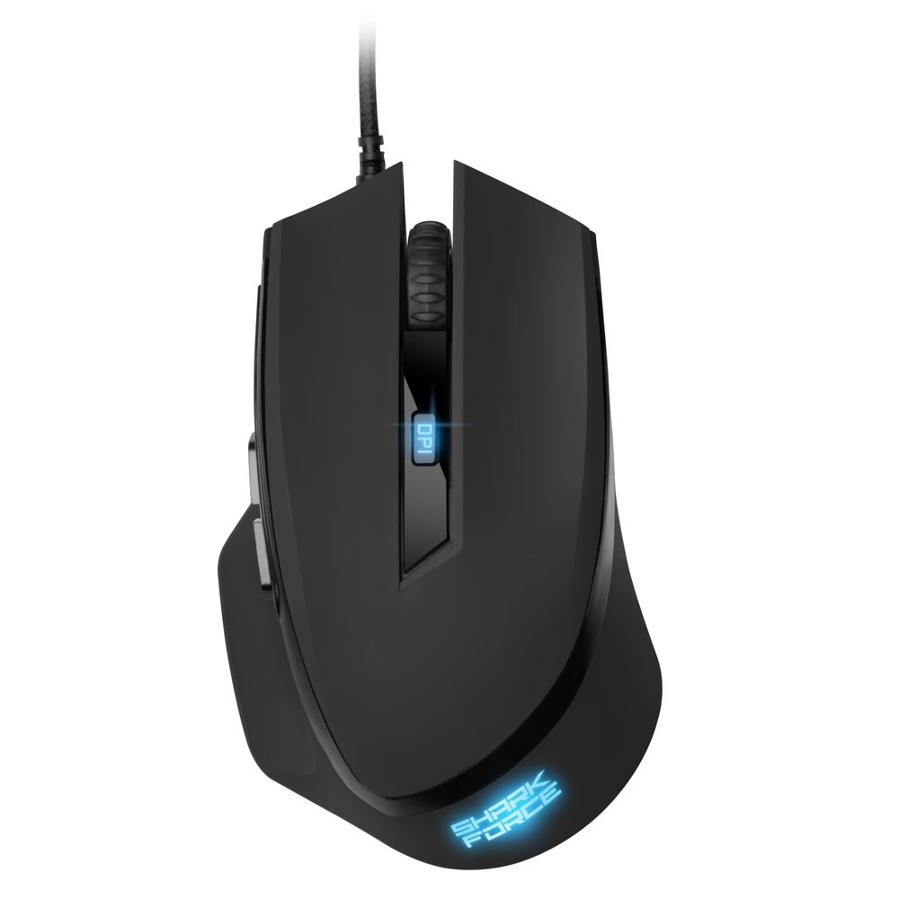 Sharkoon Shark Force II optikai gaming egér fekete (4044951030439) Sharkoon Shark Force II optikai gaming egér fekete (4044951030439)