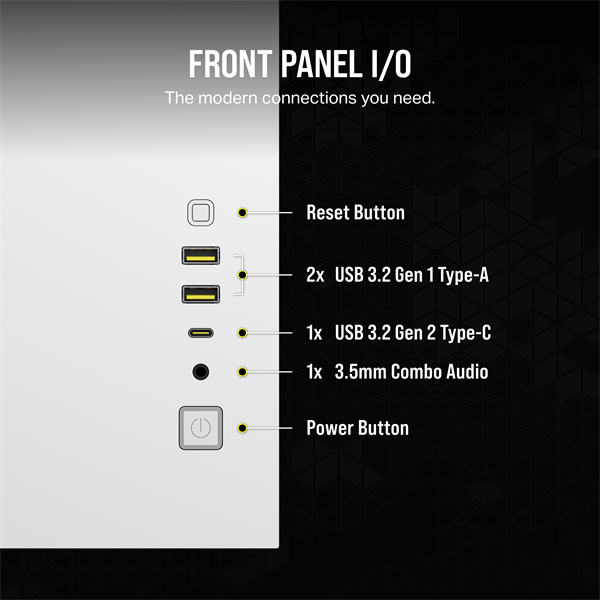 CORSAIR Ház iCUE LINK 2500X RGB Dual Chamber, 2xRX120 RGB Ventilátor, Tápegység nélkül, Edzett Üveg, fehér CORSAIR Ház iCUE LINK 2500X RGB Dual Chamber, 2xRX120 RGB Ventilátor, Tápegység nélkül, Edzett Üveg, fehér