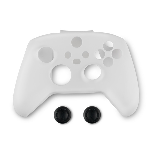 Spartan Gear XBOX Series X/S kontroller szilikon skin + fehér thumb grips