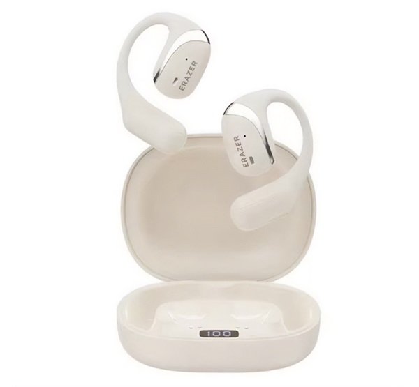 Lenovo ERAZER X9 bluetooth fülhallgató SZTEREO (v5.4, TWS, fülre akasztható, zajszűrő, mikrofon, IPX4 + töltőtok) FEHÉR (X9_W)