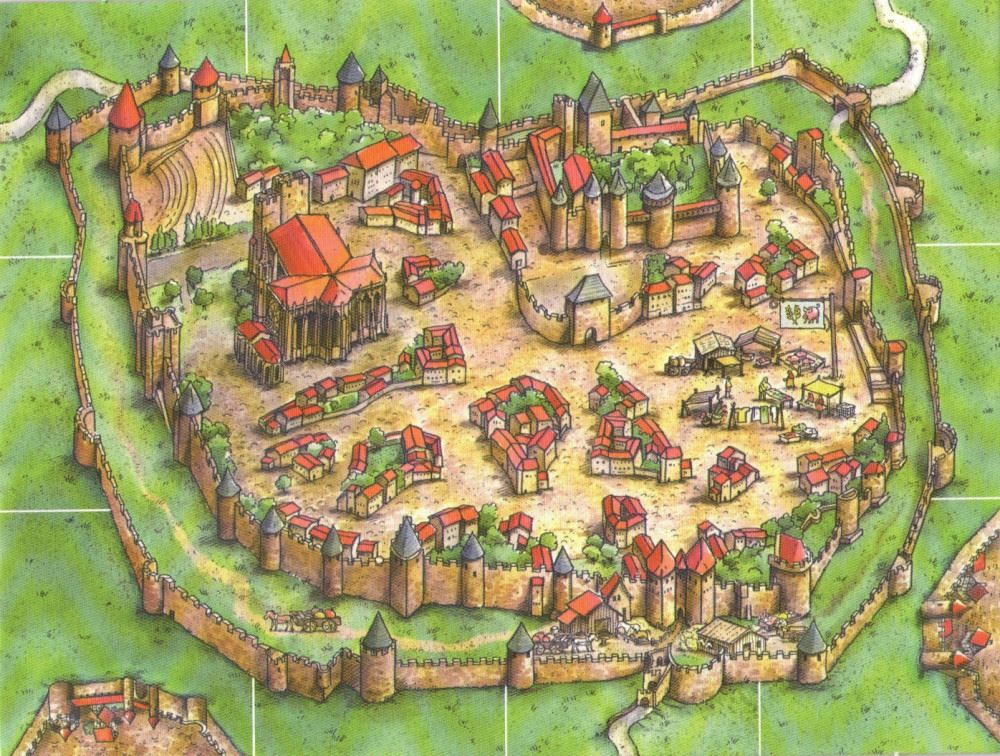 Hans im Glück Carcassonne - starting city német nyelvű kiegészítő Hans im Glück Carcassonne - starting city német nyelvű kiegészítő