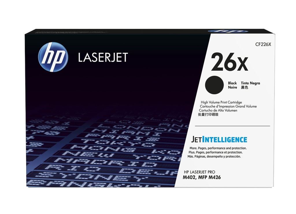 HP 26X nagy kapacitású tonerkazetta fekete (CF226X) HP 26X nagy kapacitású tonerkazetta fekete (CF226X)